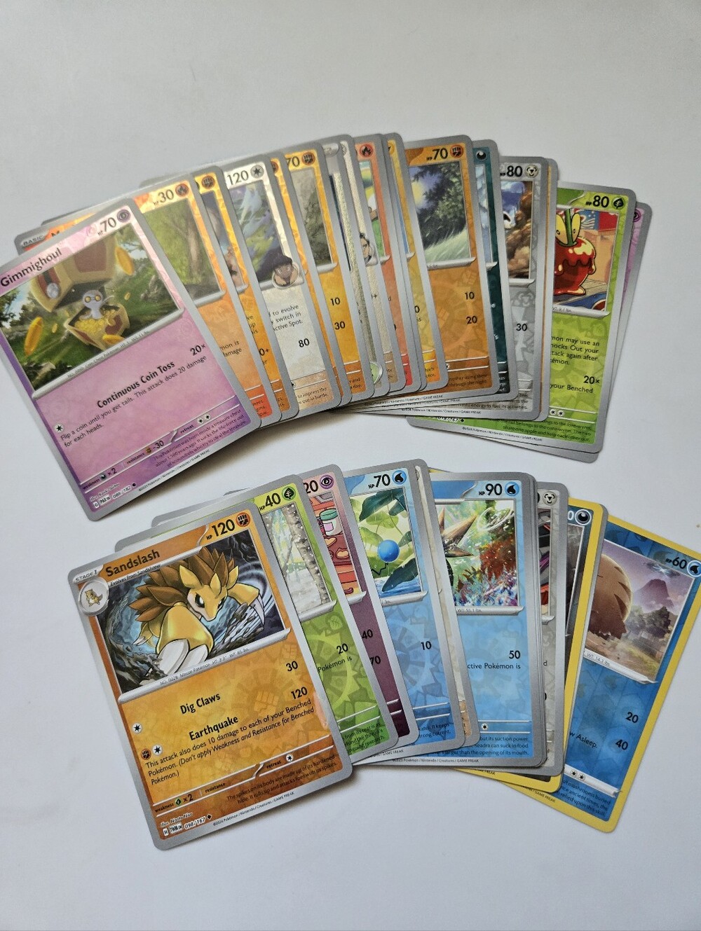 30x Rev Holo Pokemon Cards